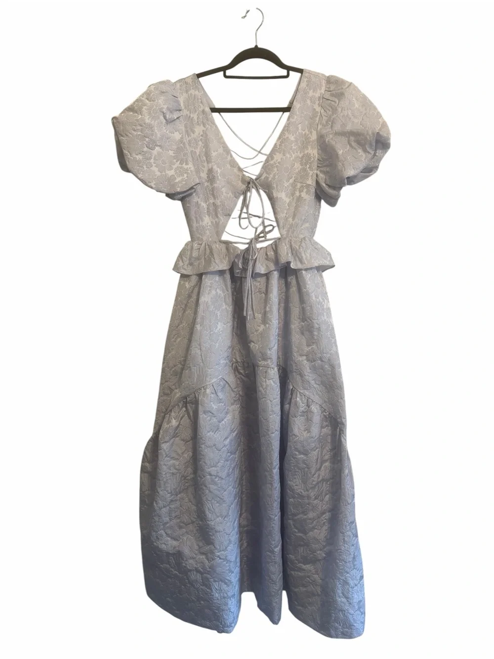 Allina Liu Edessa Jacquard Dress Size M - Picture 6 of 9